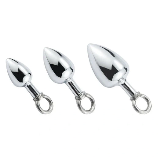 Set Ring DiscreetChoice Anal Cock Steel with Stainless Hook 4663 0121